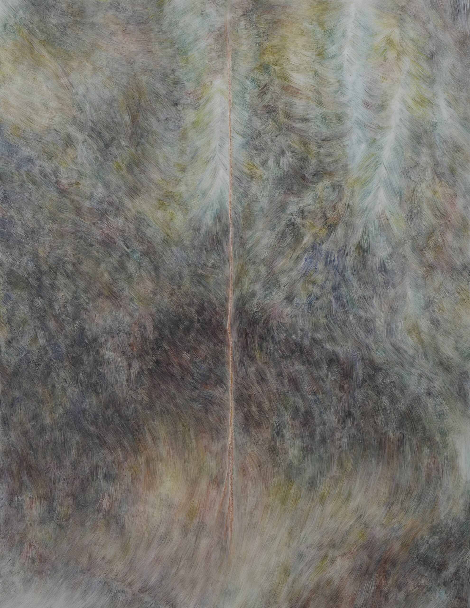 Vacant Land — Focal Point, 2025, oil on canvas, 1455 × 1303 mm