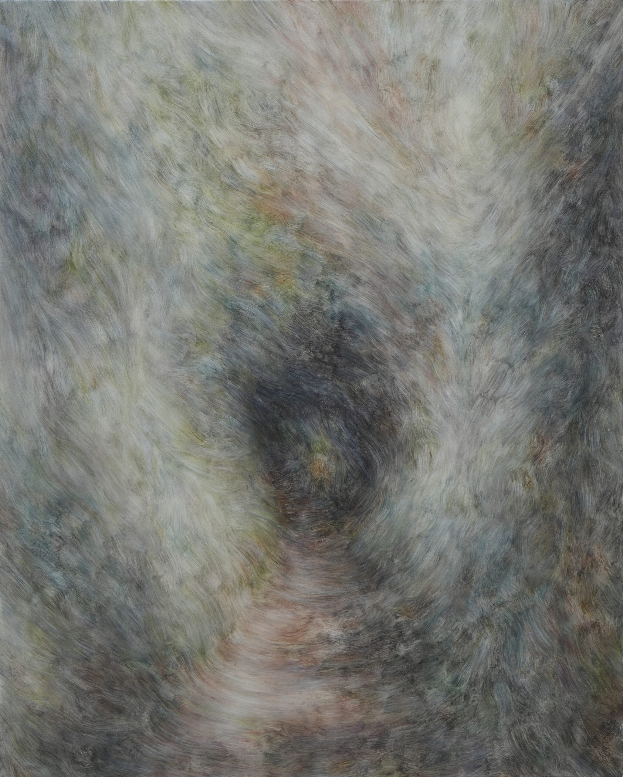Vacant Land — Thicket, 2025, oil on canvas, 910 × 727 mm