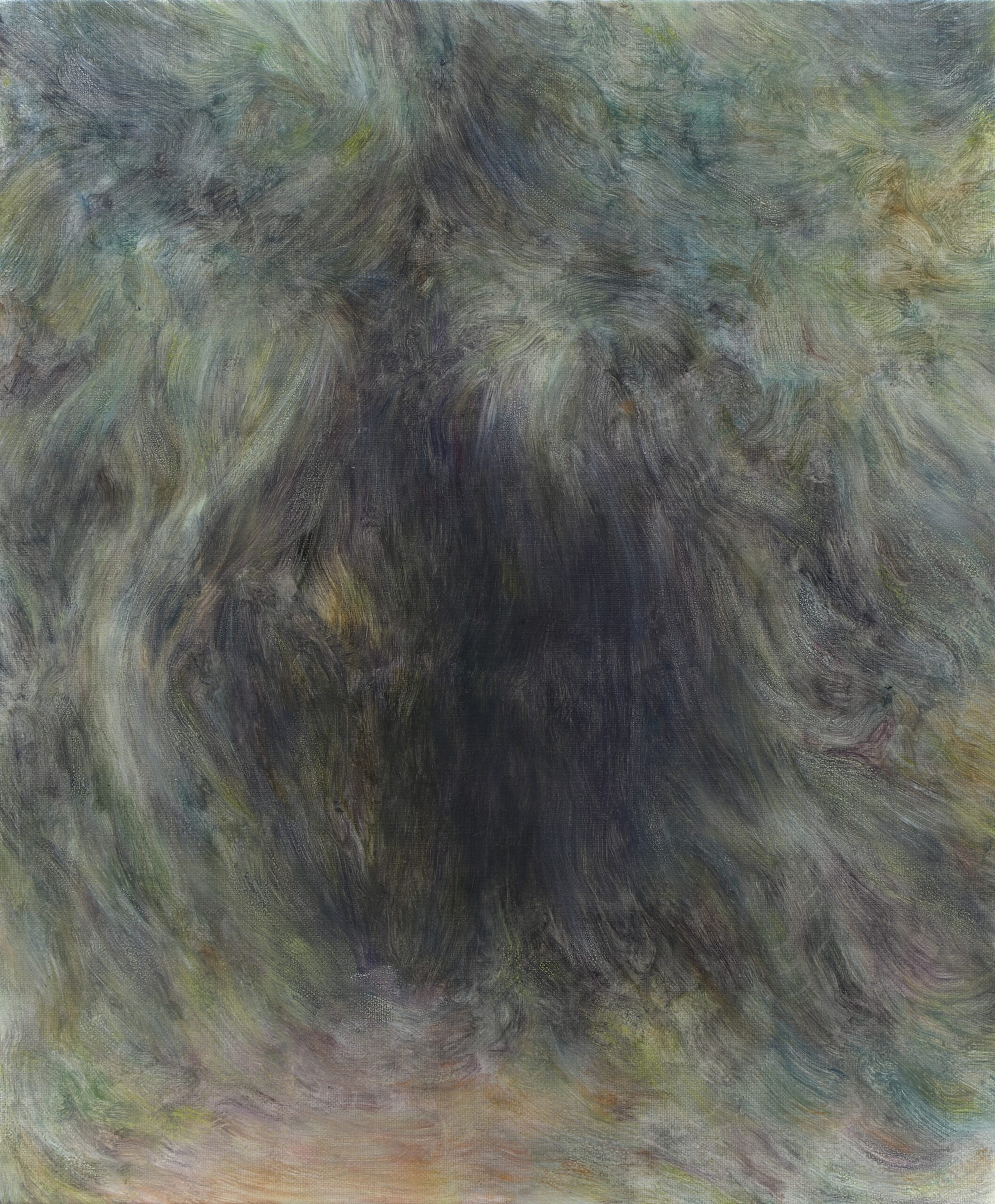 Bush, 2025, oil on canvas, 455 × 380 mm