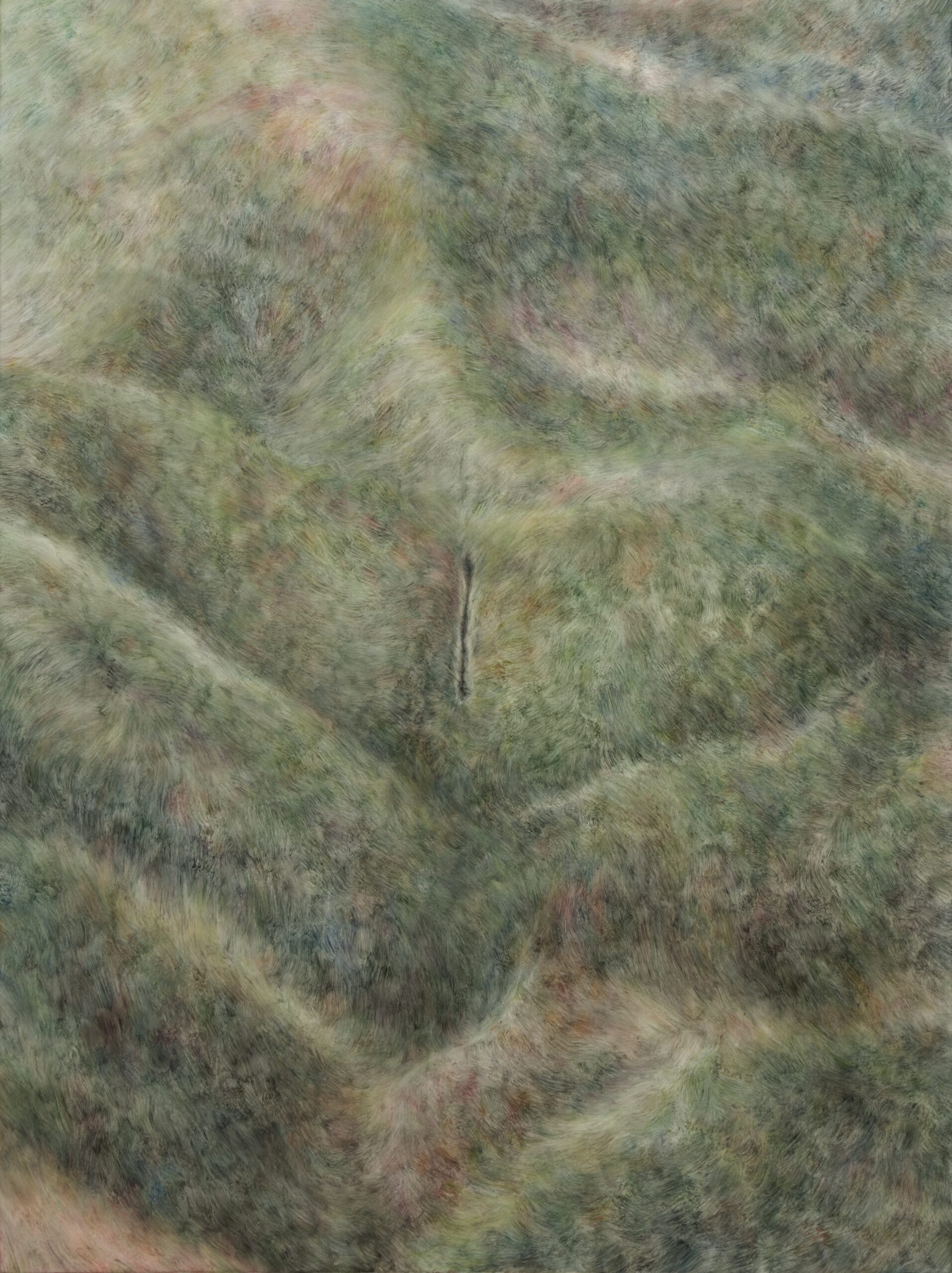 やまびこ / Mountain Calling , 2026, oil on canvas, 1303 × 970 mm